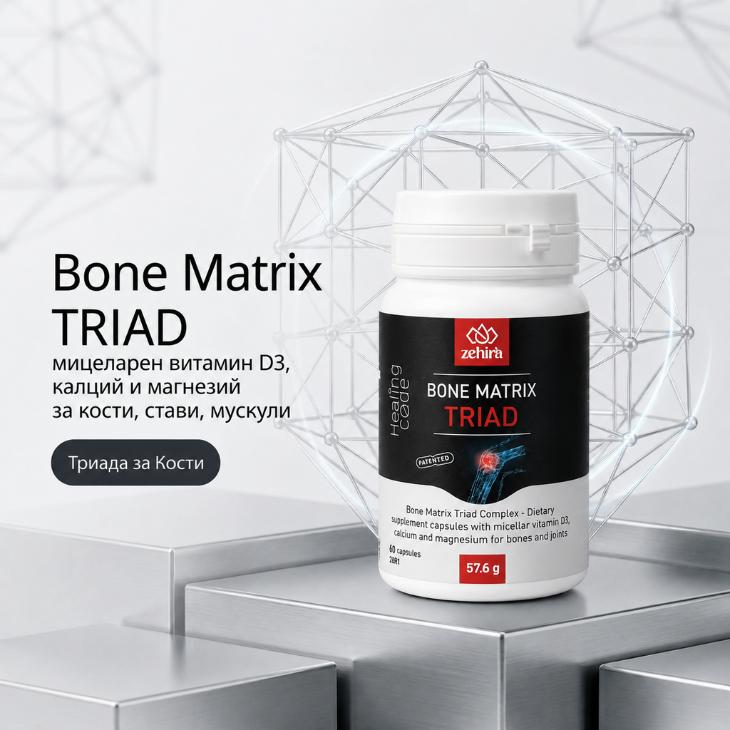 Zehira Bone Matrix TRIAD – витамин D3, калций и магнезий