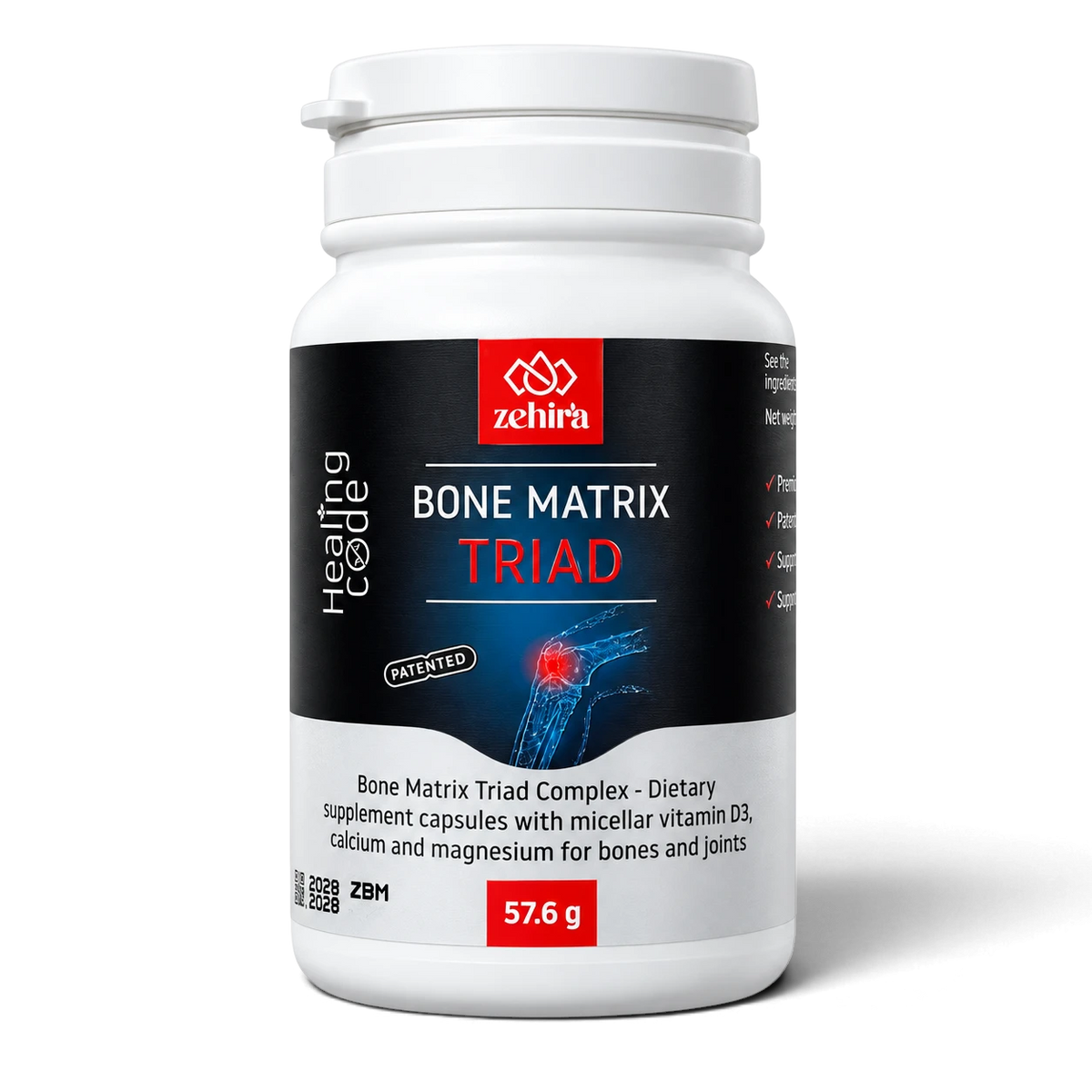 Zehira Bone Matrix TRIAD – витамин D3, калций и магнезий за кости