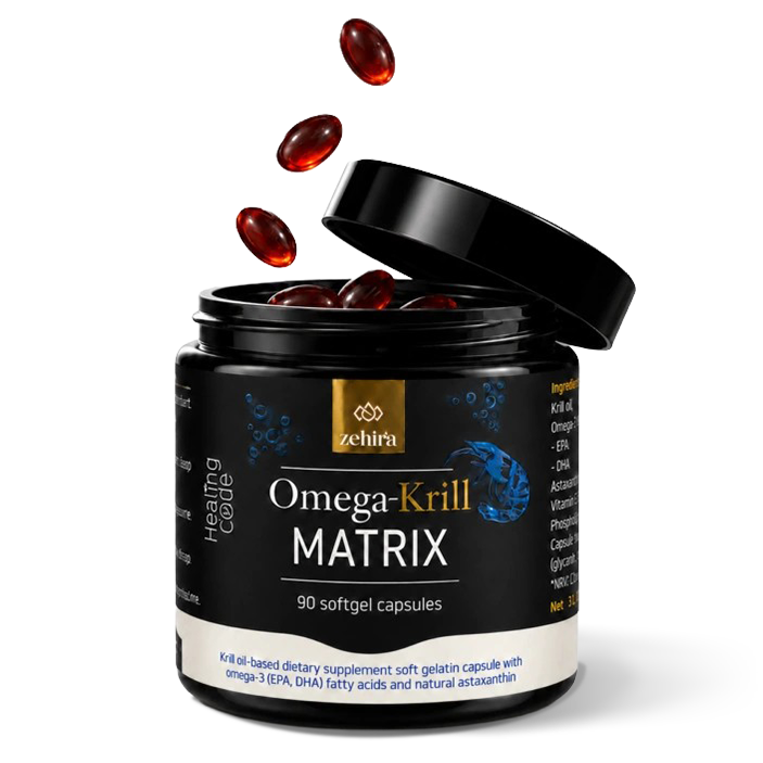 Omega-Krill Matrix с крилово масло и фосфолипиди, 1500 mg, 90 капсули