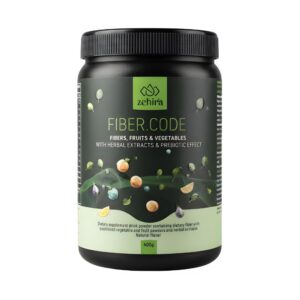 Zehira Fiber.Code - Растителни фибри, лиофилизирани плодове и зеленчуци и билкови екстракти с пребиотичен ефект, 400 гр.