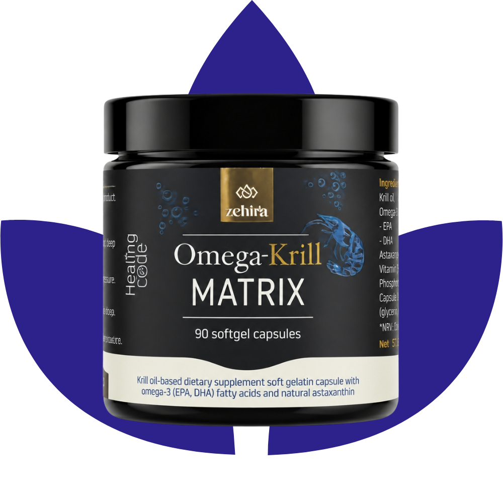 Omega-Krill Matrix с крилово масло и фосфолипиди, 1500 mg, 90 капсули